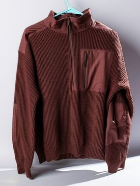 Men's Half-Zip Knit Sweater
